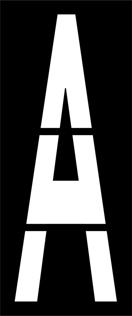 1000mm High Aerodrome Taxi and Apron Marking Numbers, Letters & Arrow