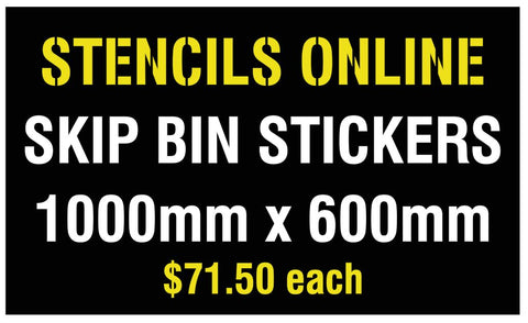 Skip Bin Stickers