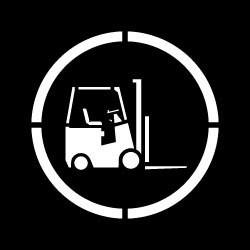 Forklift Stencil