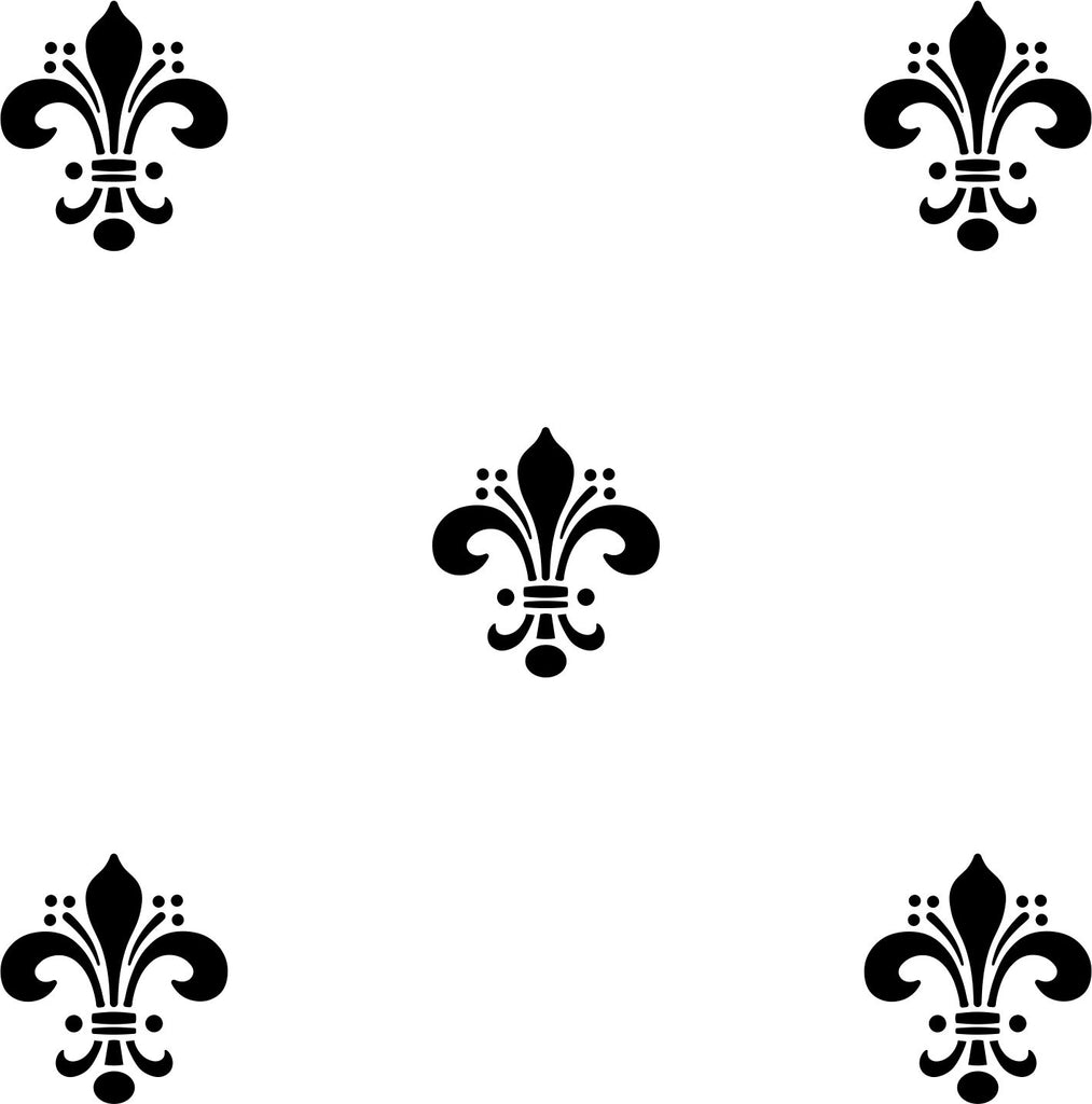 House Restoration Stencil - Late Victorian - Fleur de Lis
