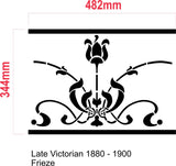 House Restoration Stencil - Late Victorian - Frieze